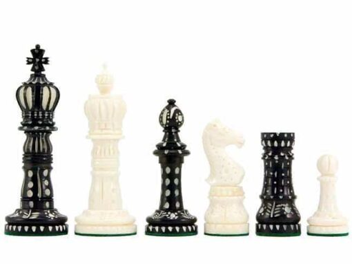 Jeu d'Echecs "Grand Roi" en Os de Chameau