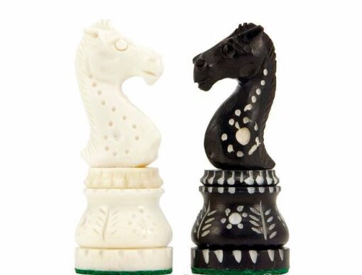 Jeu d'Echecs "Grand Roi" en Os de Chameau